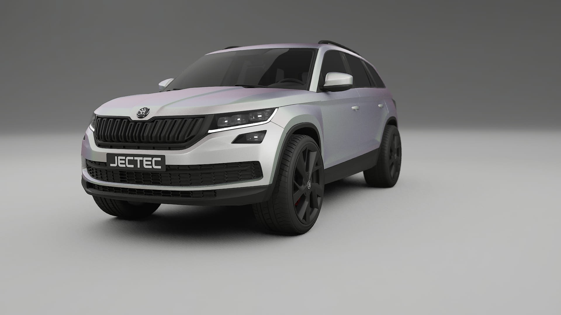 Škoda Kodiaq NS7 TPU Lakbeskyttelsesfilm | NEBULA Farveskiftende PPF – Færdigudskåret Sæt