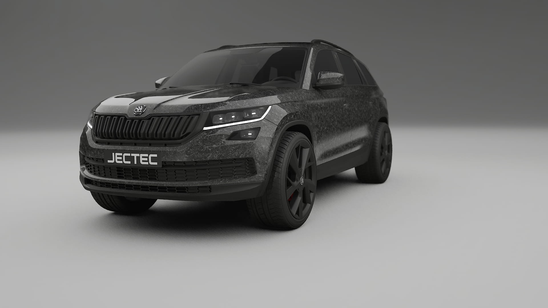 Škoda Kodiaq NS7 TPU Lakbeskyttelsesfilm | FORGED S Farveskiftende PPF – Færdigudskåret Sæt 2