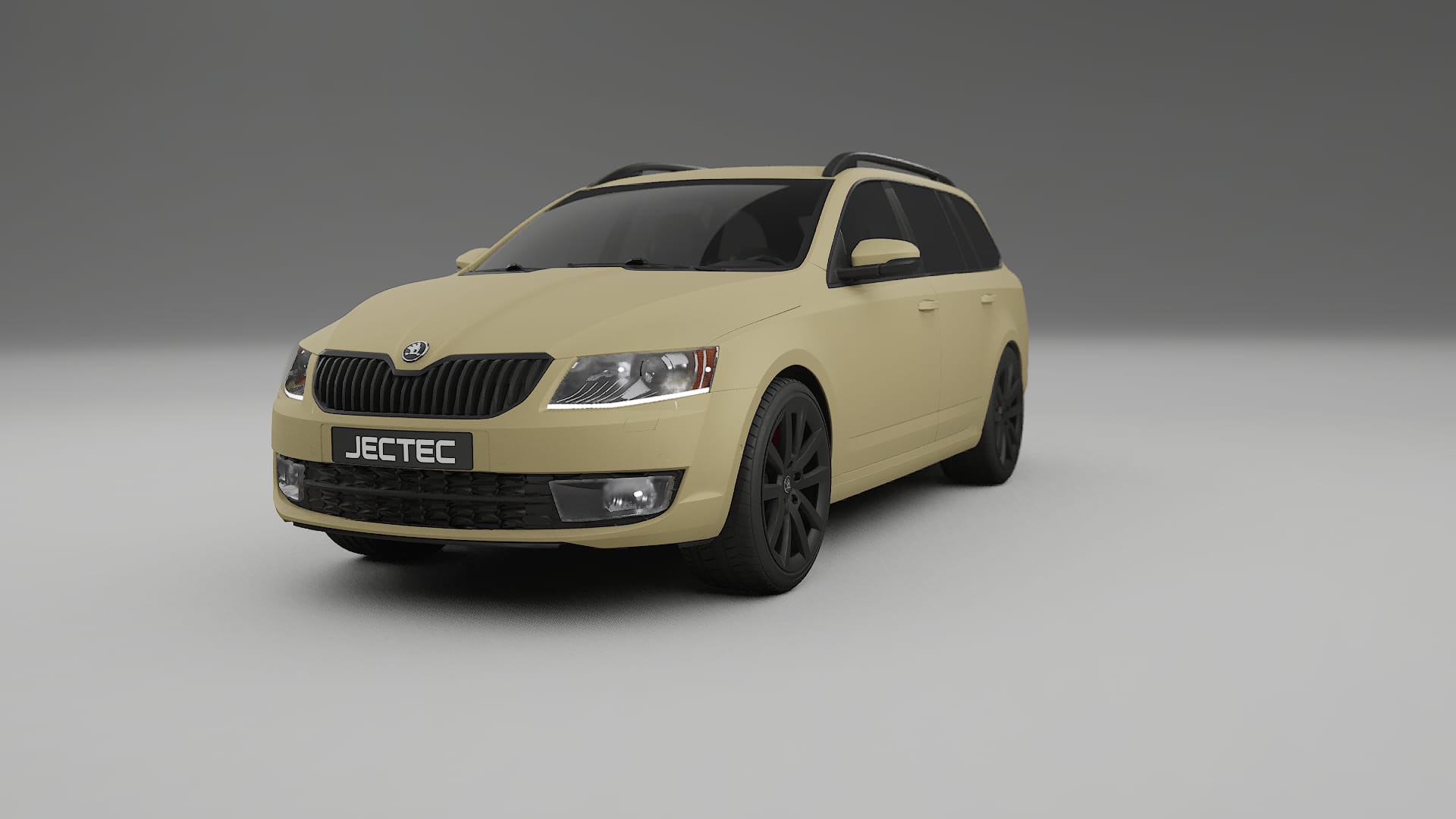 Škoda Octavia combi 5E TPU Lakbeskyttelsesfilm | SAND Farveskiftende PPF – Færdigudskåret Sæt