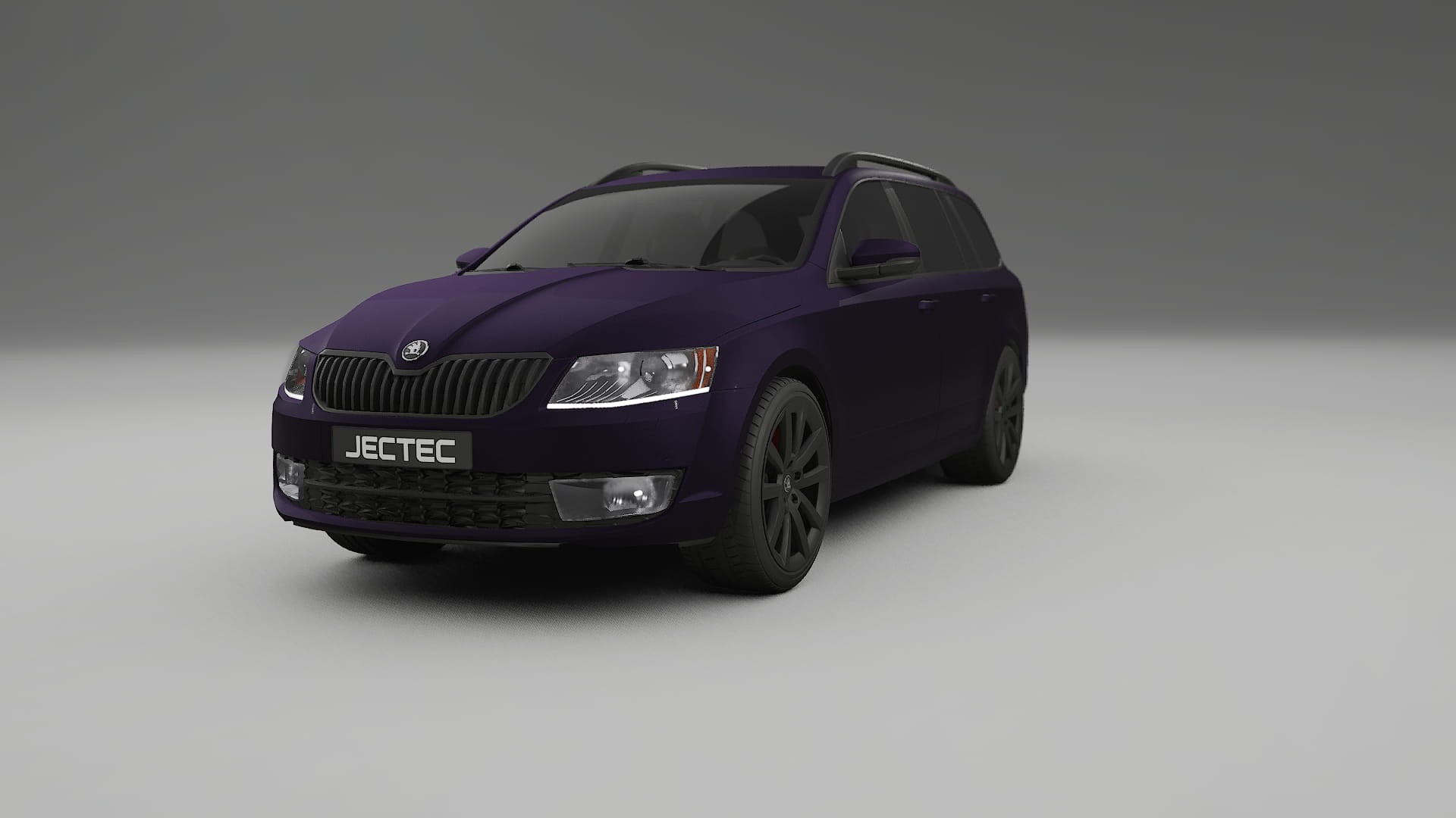 Škoda Octavia combi 5E TPU Lakbeskyttelsesfilm | VIOLET Farveskiftende PPF – Færdigudskåret Sæt