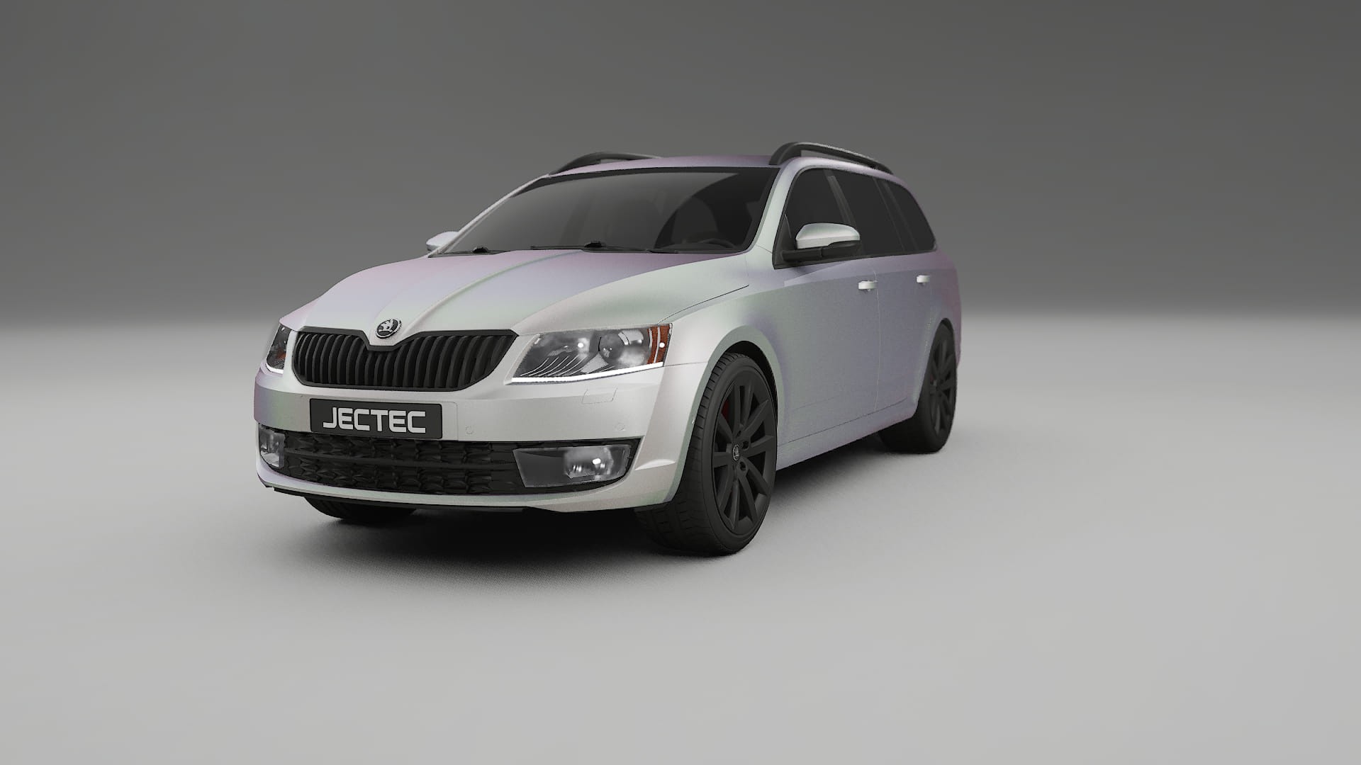 Škoda Octavia combi 5E TPU Lakbeskyttelsesfilm | NEBULA Farveskiftende PPF – Færdigudskåret Sæt