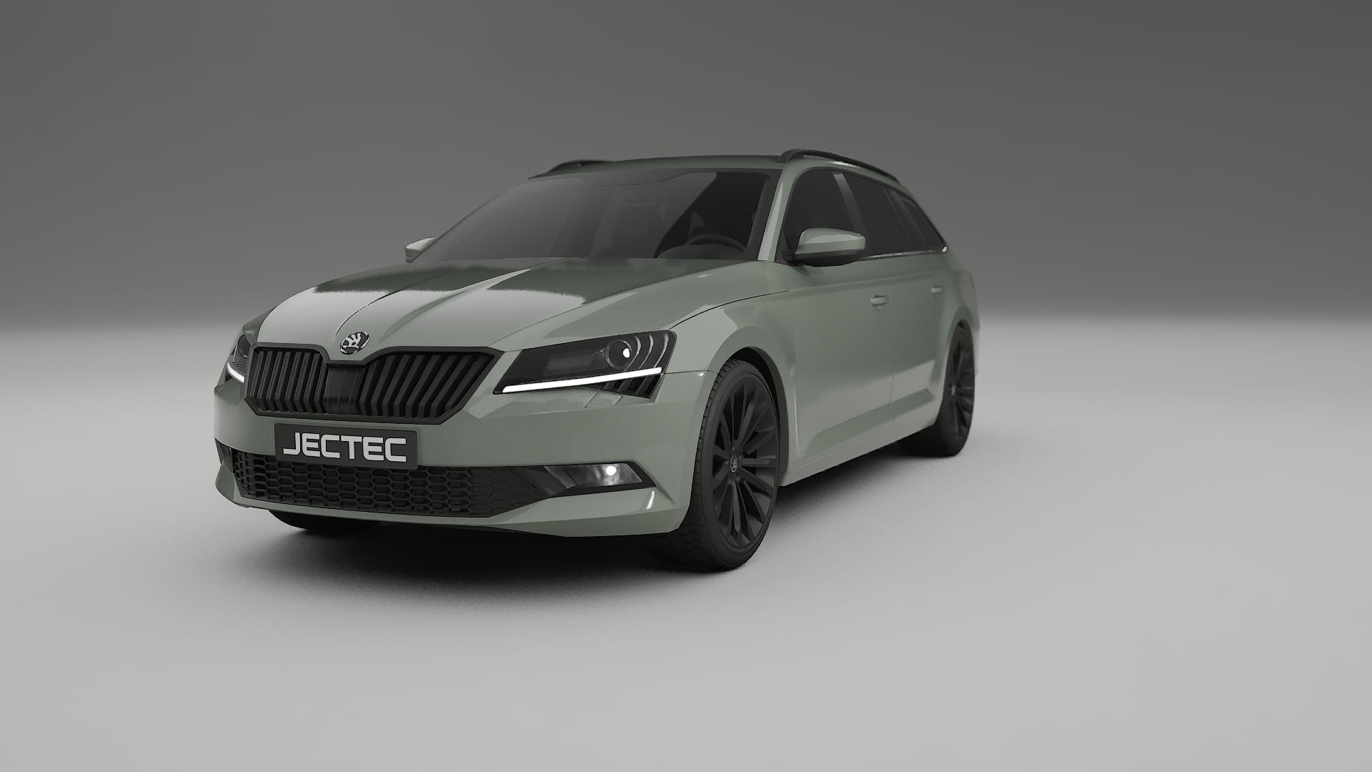 Škoda Superb B8 TPU Lakbeskyttelsesfilm | SLATE Farveskiftende PPF – Færdigudskåret Sæt