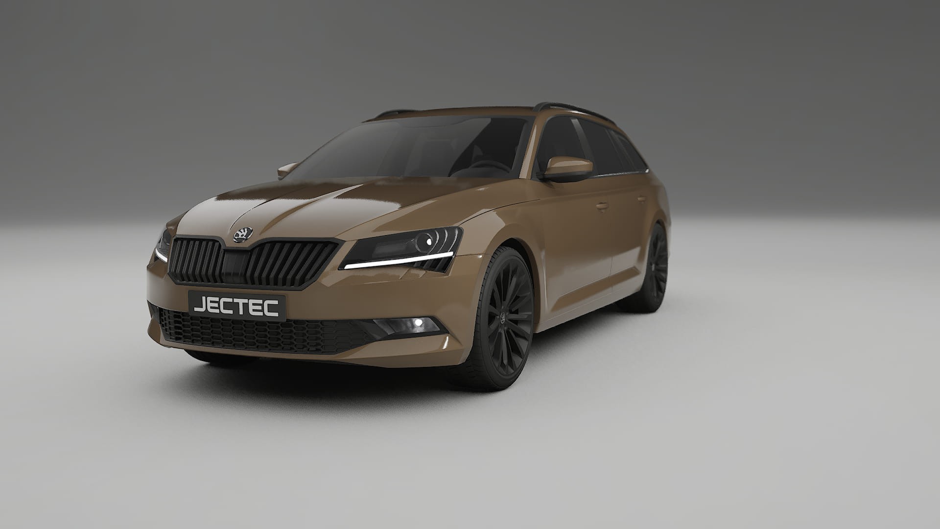 Škoda Superb B8 TPU Lakbeskyttelsesfilm | SAHARA Farveskiftende PPF – Færdigudskåret Sæt