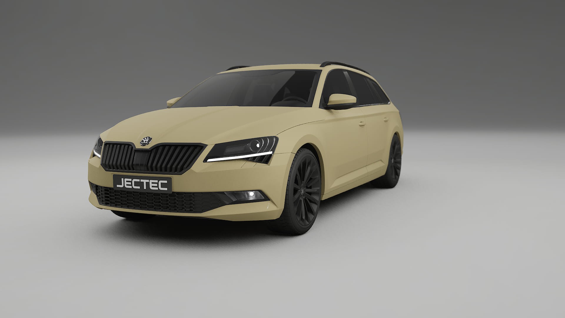 Škoda Superb B8 TPU Lakbeskyttelsesfilm | SAND Farveskiftende PPF – Færdigudskåret Sæt