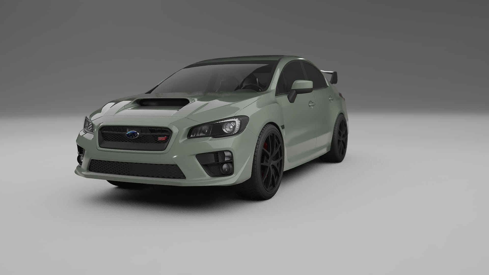 Subaru Impreza WRX Sti VA prefacelift pre LCI TPU Lakbeskyttelsesfilm | SLATE Farveskiftende PPF – Færdigudskåret Sæt