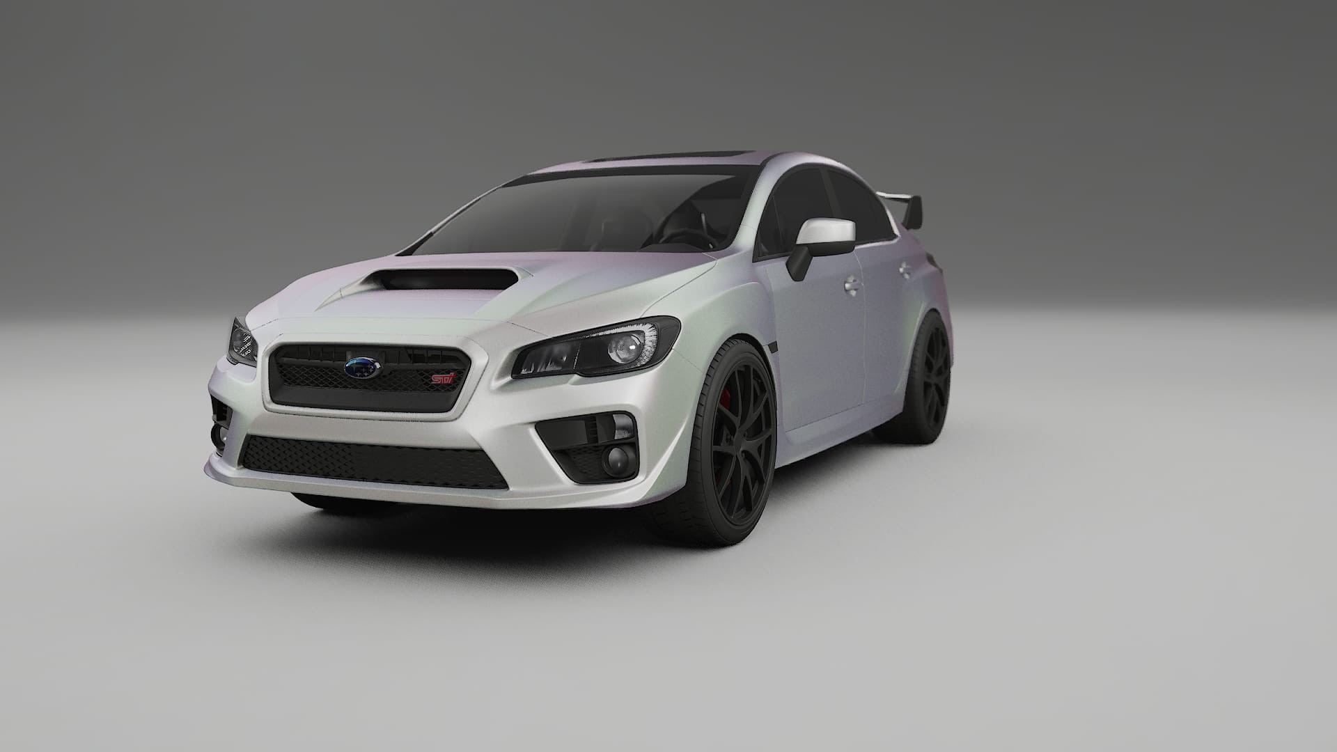 Subaru Impreza WRX Sti VA prefacelift pre LCI TPU Lakbeskyttelsesfilm | NEBULA Farveskiftende PPF – Færdigudskåret Sæt