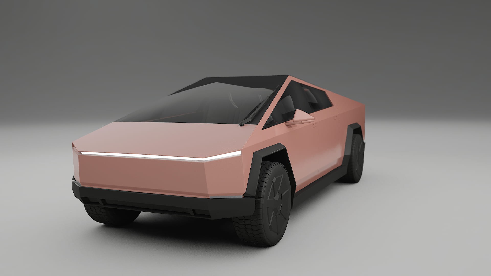 Tesla Cybertruck TPU Lakbeskyttelsesfilm | BLUSH Farveskiftende PPF – Færdigudskåret Sæt