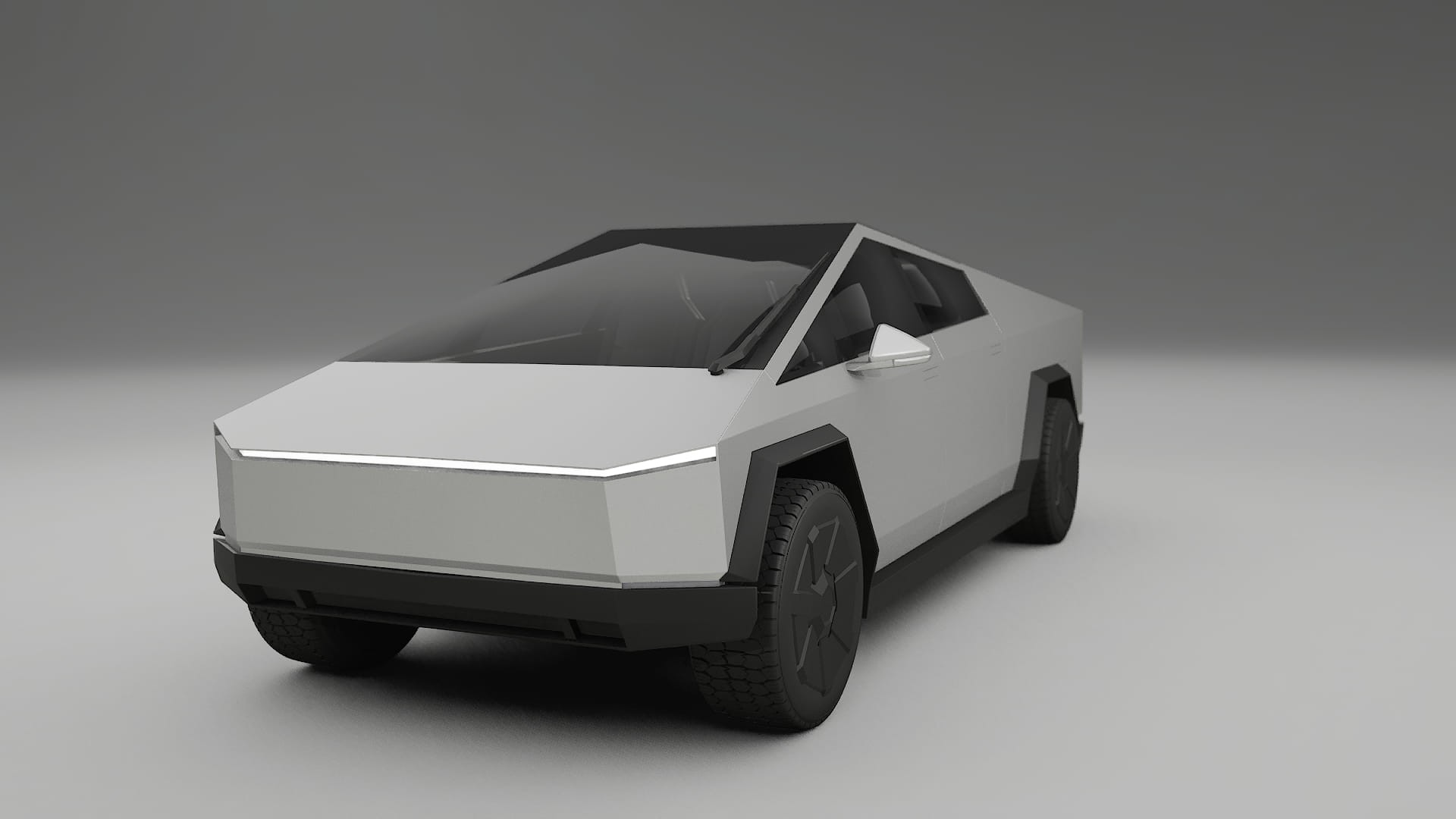 Tesla Cybertruck TPU Lakbeskyttelsesfilm | OPAL Farveskiftende PPF – Færdigudskåret Sæt
