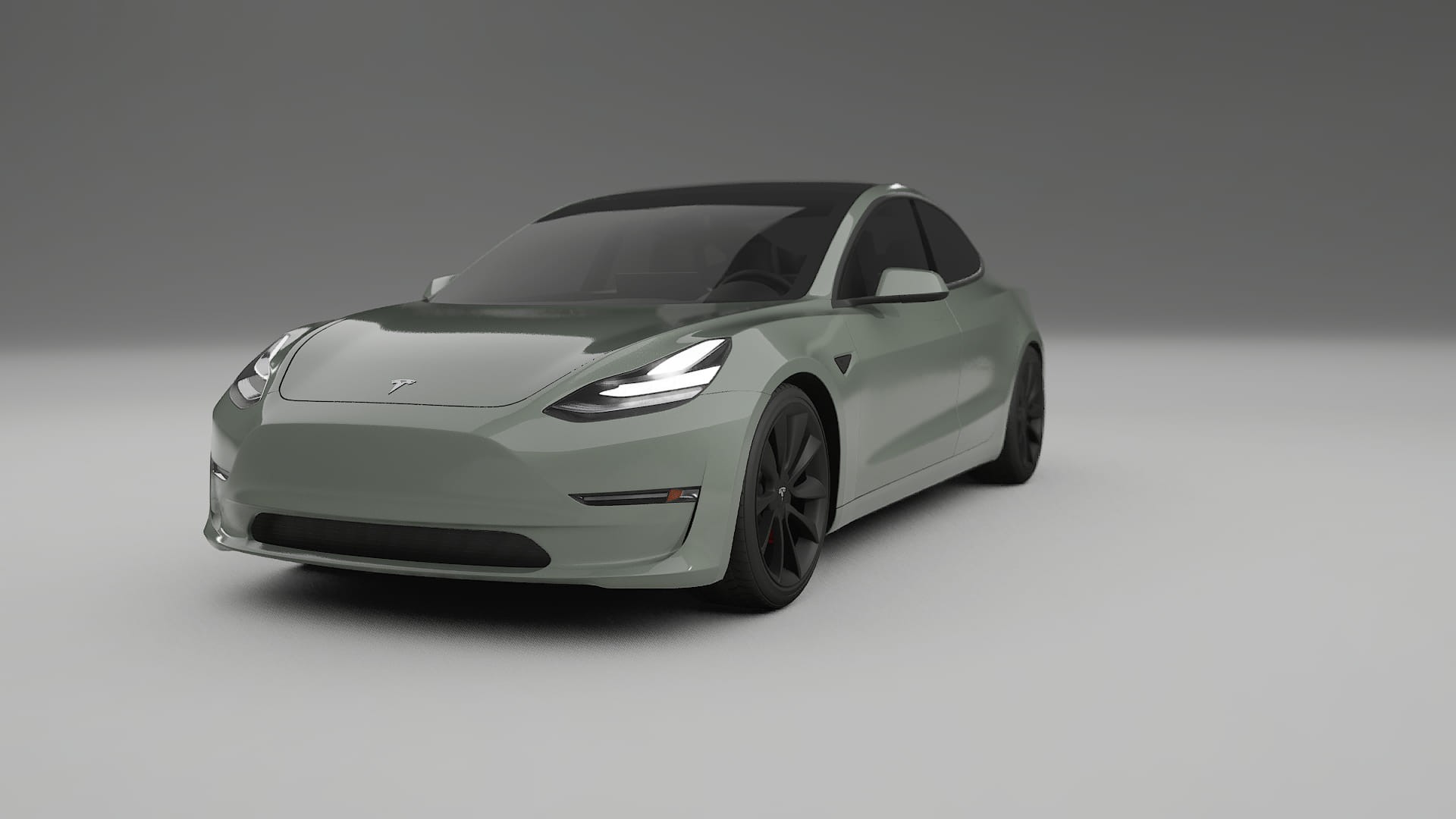 Tesla Model3 TPU Lakbeskyttelsesfilm | SLATE Farveskiftende PPF – Færdigudskåret Sæt