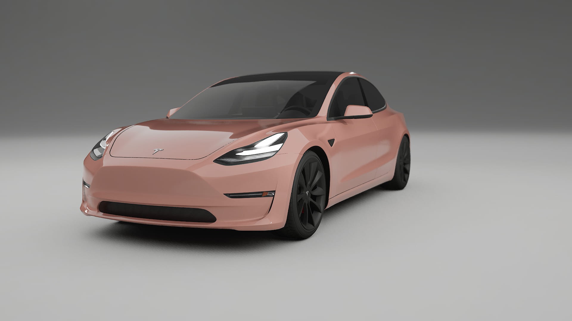 Tesla Model3 TPU Lakbeskyttelsesfilm | BLUSH Farveskiftende PPF – Færdigudskåret Sæt