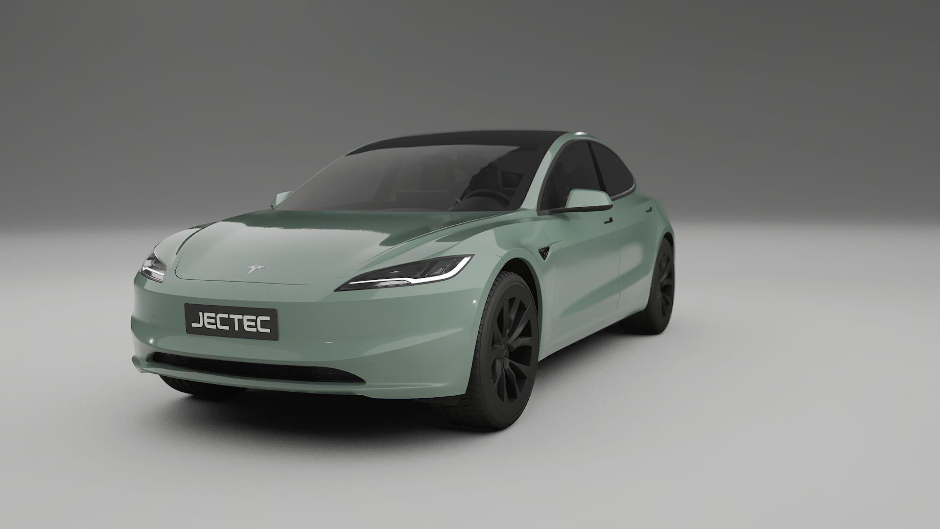 Tesla Model3 Highland TPU Lakbeskyttelsesfilm | CINDER Farveskiftende PPF – Færdigudskåret Sæt