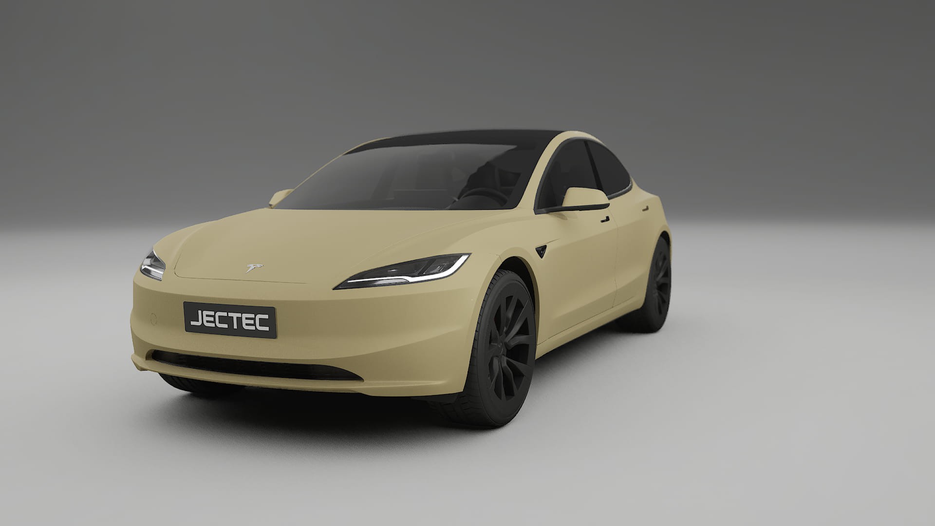 Tesla Model3 Highland TPU Lakbeskyttelsesfilm | SAND Farveskiftende PPF – Færdigudskåret Sæt