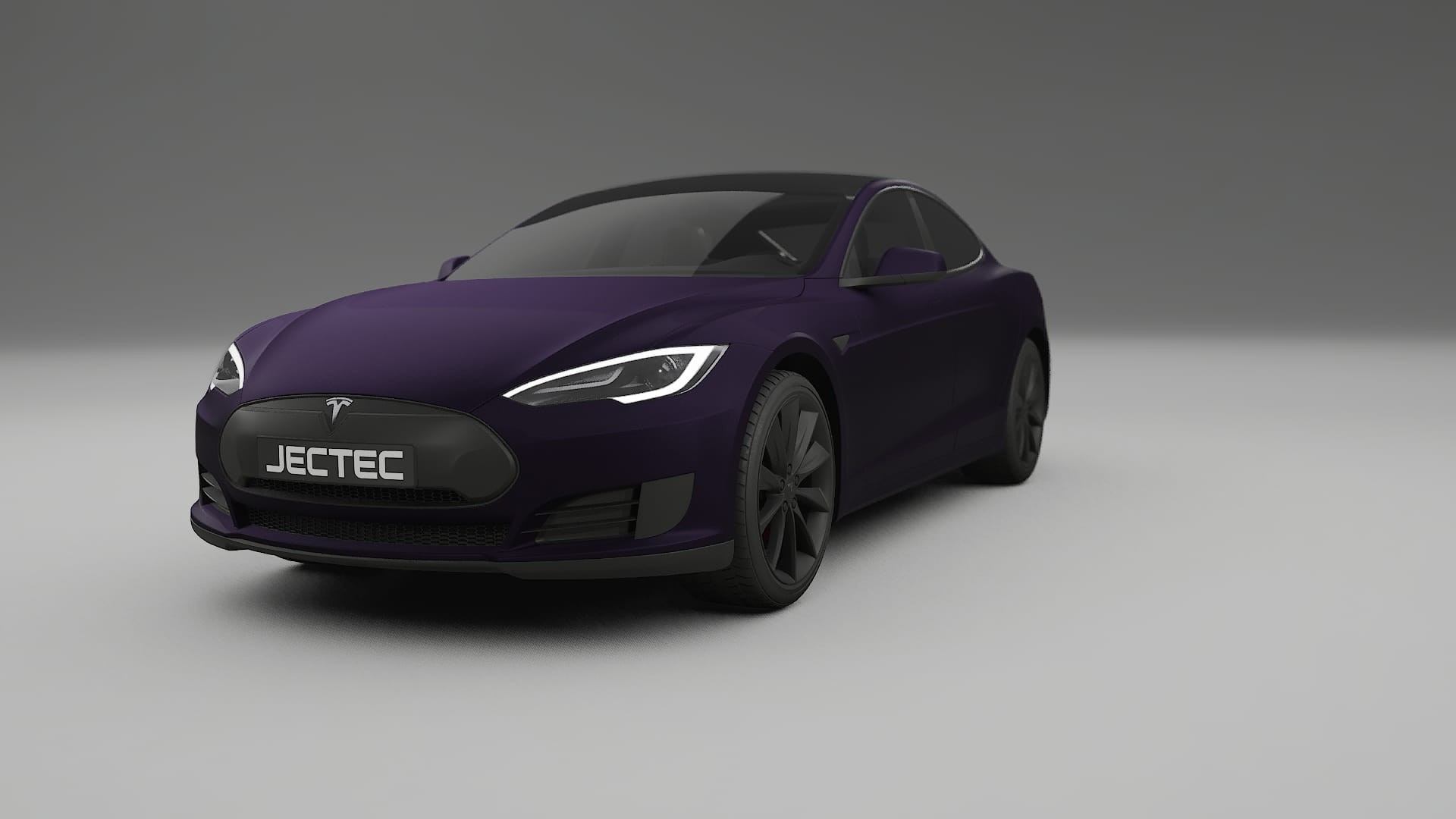 Tesla Model S TPU Lakbeskyttelsesfilm | VIOLET Farveskiftende PPF – Færdigudskåret Sæt
