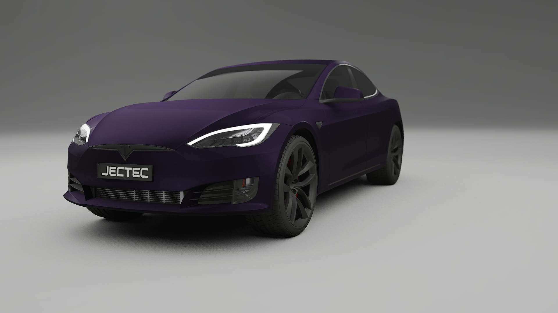 Tesla Model S Refresh TPU Lakbeskyttelsesfilm | VIOLET Farveskiftende PPF – Færdigudskåret Sæt