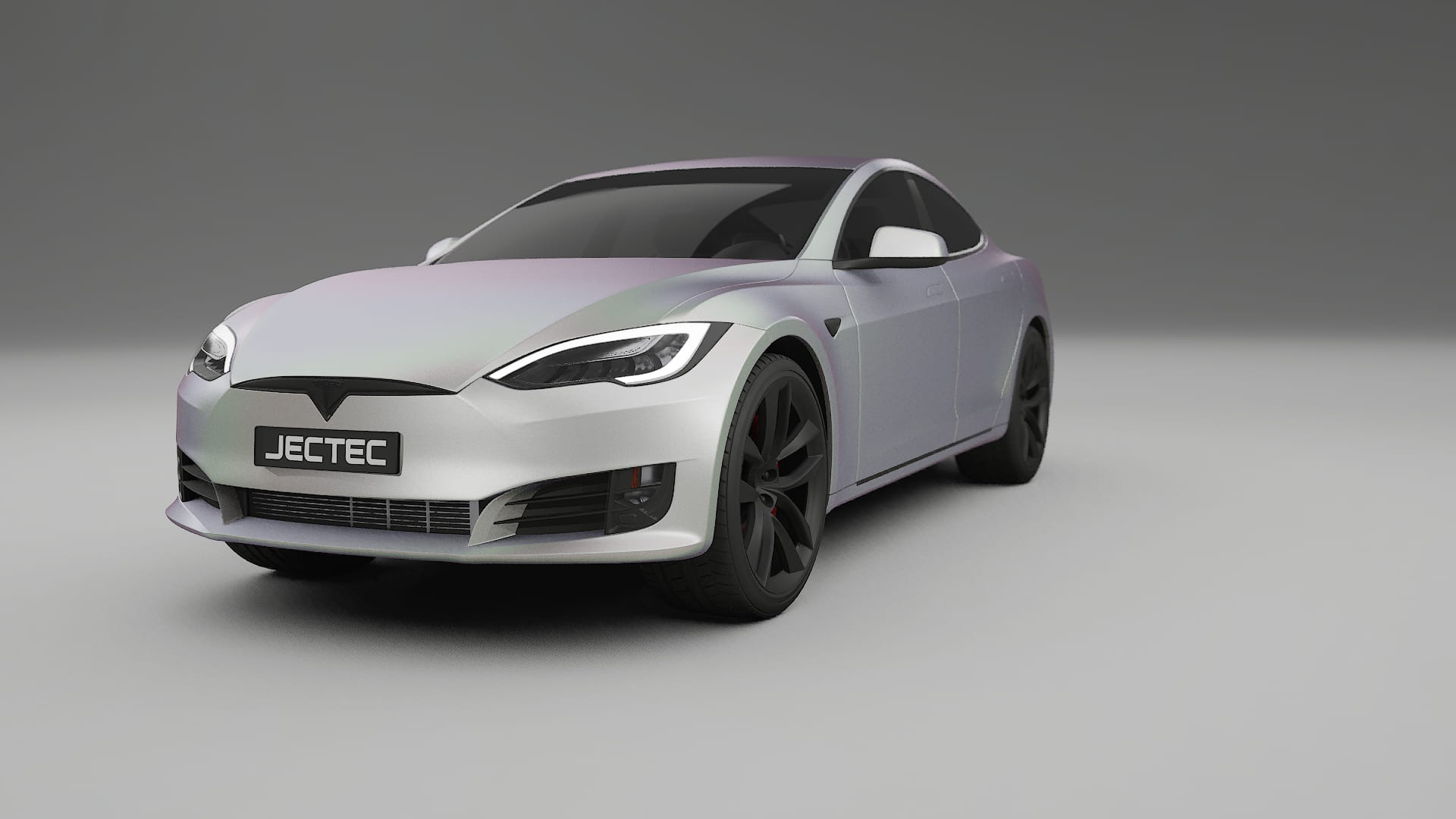 Tesla Model S Refresh TPU Lakbeskyttelsesfilm | NEBULA Farveskiftende PPF – Færdigudskåret Sæt