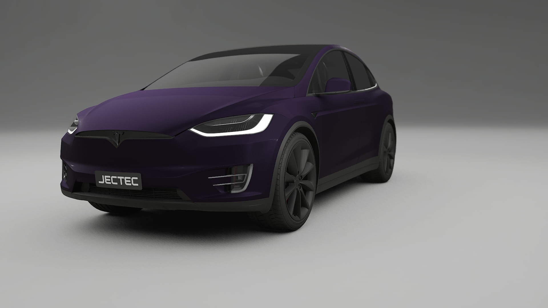 Tesla Model X TPU Lakbeskyttelsesfilm | VIOLET Farveskiftende PPF – Færdigudskåret Sæt