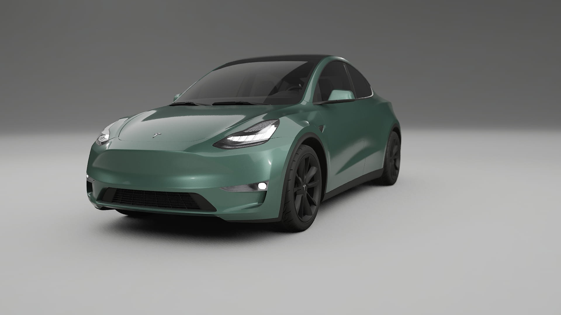 Tesla Model Y TPU Lakbeskyttelsesfilm | EVERGREEN Farveskiftende PPF – Færdigudskåret Sæt