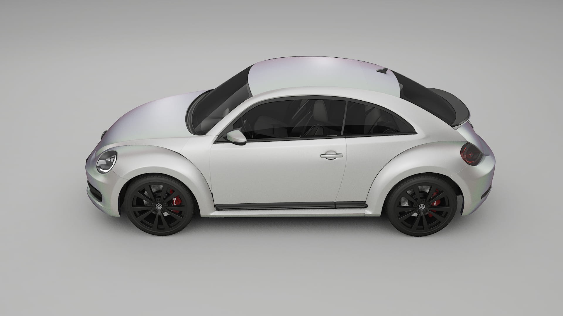 VW Beetle A5 prefacelift pre LCI TPU Lakbeskyttelsesfilm | NEBULA Farveskiftende PPF – Færdigudskåret Sæt