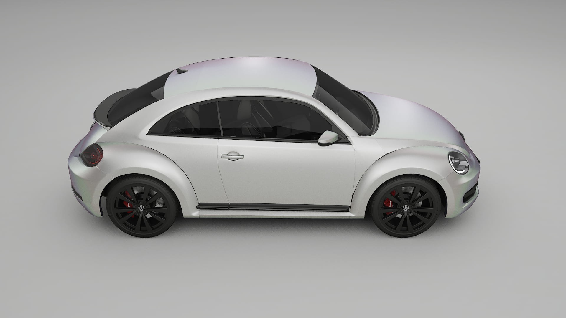 VW Beetle A5 prefacelift pre LCI TPU Lakbeskyttelsesfilm | NEBULA Farveskiftende PPF – Færdigudskåret Sæt