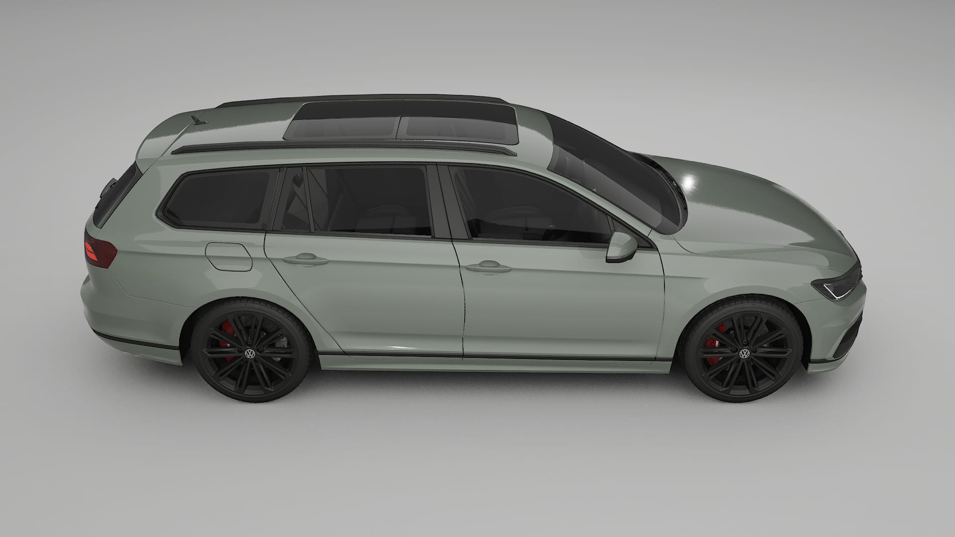 VW Passat Variant R B8 TPU Lakbeskyttelsesfilm | SLATE Farveskiftende PPF – Færdigudskåret Sæt