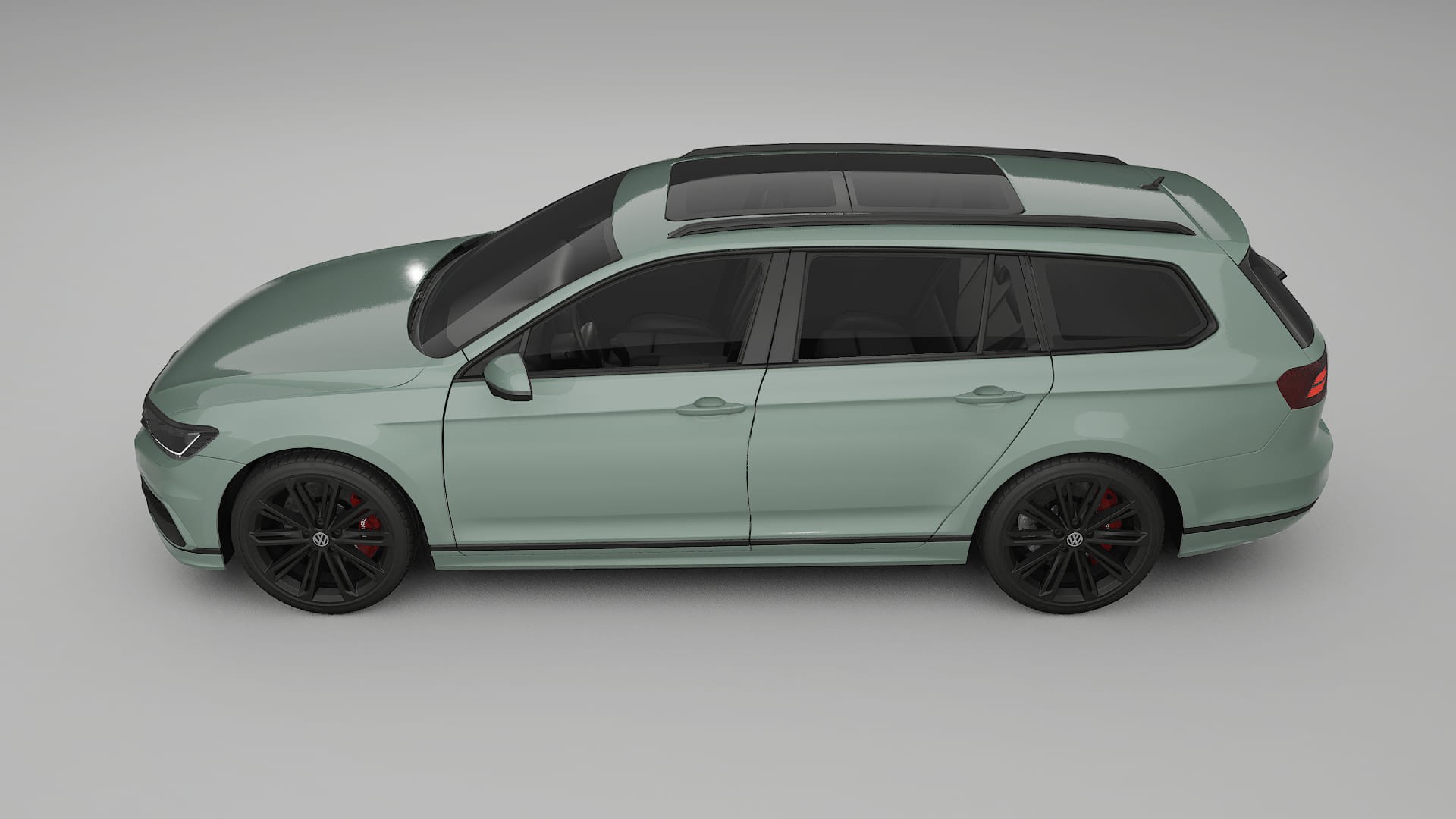 VW Passat Variant R B8 TPU Lakbeskyttelsesfilm | CINDER Farveskiftende PPF – Færdigudskåret Sæt