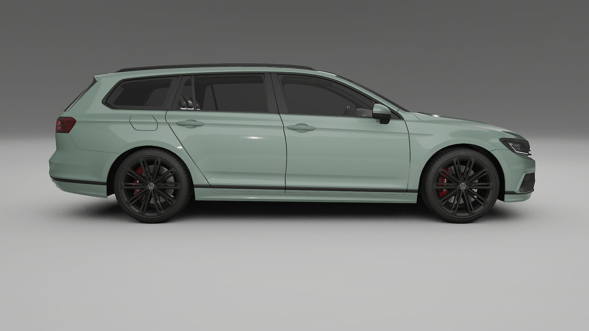 VW Passat Variant R B8 TPU Lakbeskyttelsesfilm | CINDER Farveskiftende PPF – Færdigudskåret Sæt