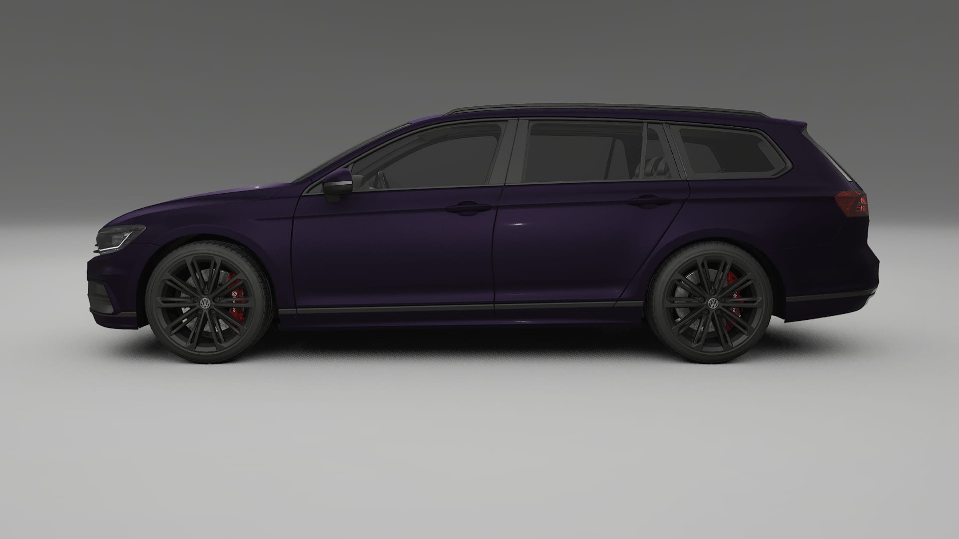 VW Passat Variant R B8 TPU Lakbeskyttelsesfilm | VIOLET Farveskiftende PPF – Færdigudskåret Sæt