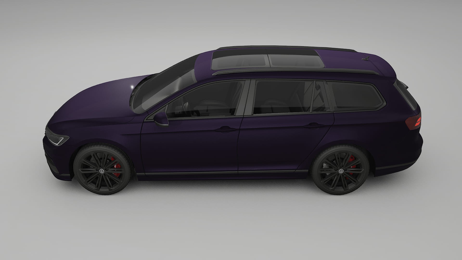 VW Passat Variant R B8 TPU Lakbeskyttelsesfilm | VIOLET Farveskiftende PPF – Færdigudskåret Sæt
