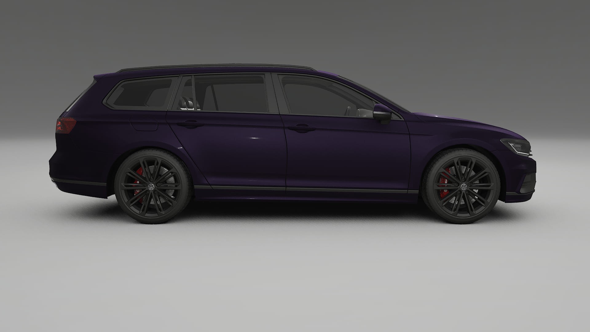 VW Passat Variant R B8 TPU Lakbeskyttelsesfilm | VIOLET Farveskiftende PPF – Færdigudskåret Sæt