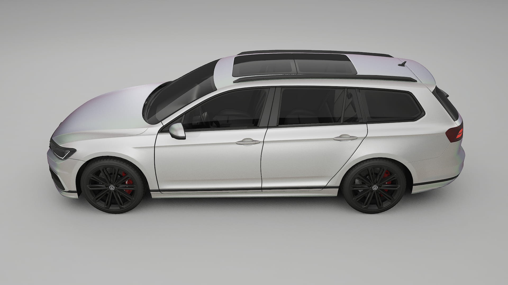 VW Passat Variant R B8 TPU Lakbeskyttelsesfilm | NEBULA Farveskiftende PPF – Færdigudskåret Sæt