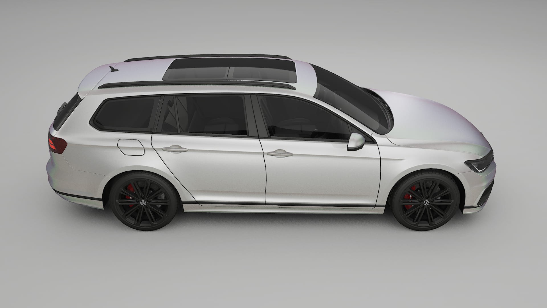 VW Passat Variant R B8 TPU Lakbeskyttelsesfilm | NEBULA Farveskiftende PPF – Færdigudskåret Sæt