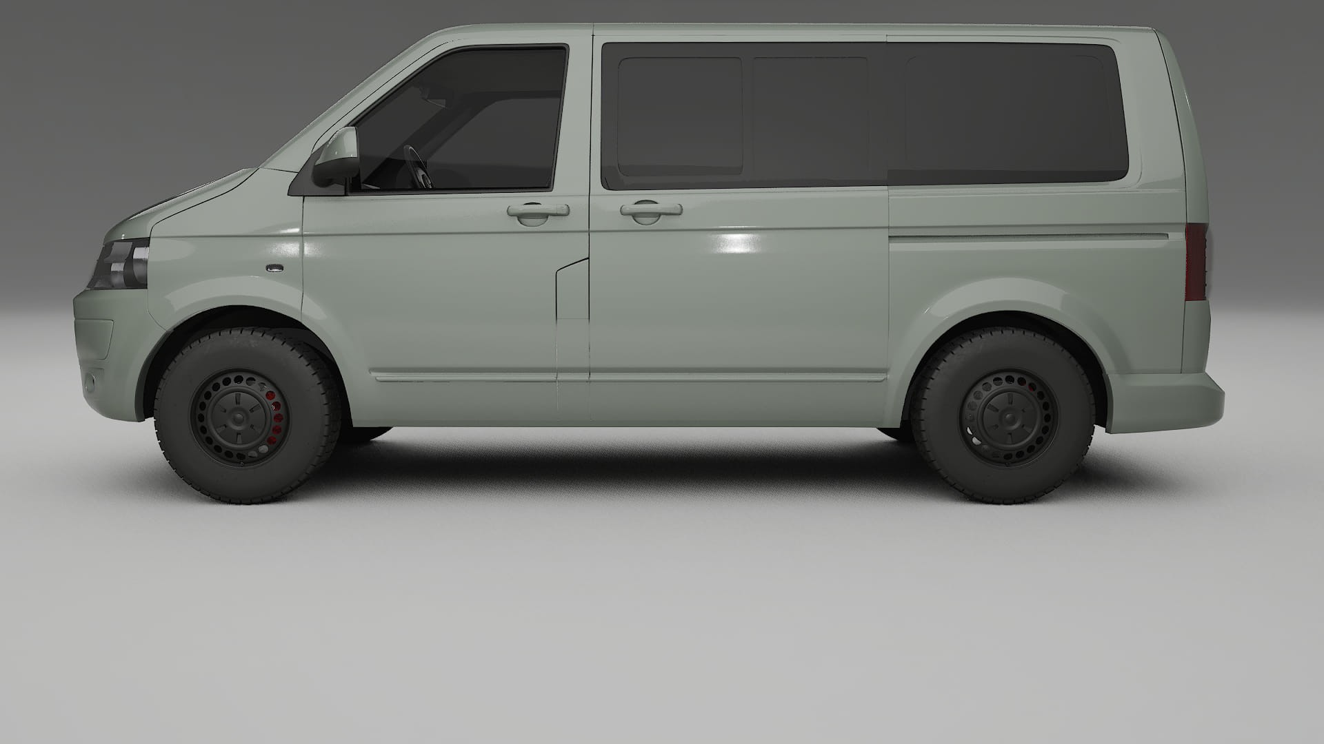 VW Transporter T5 Caravelle TPU Lakbeskyttelsesfilm | SLATE Farveskiftende PPF – Færdigudskåret Sæt