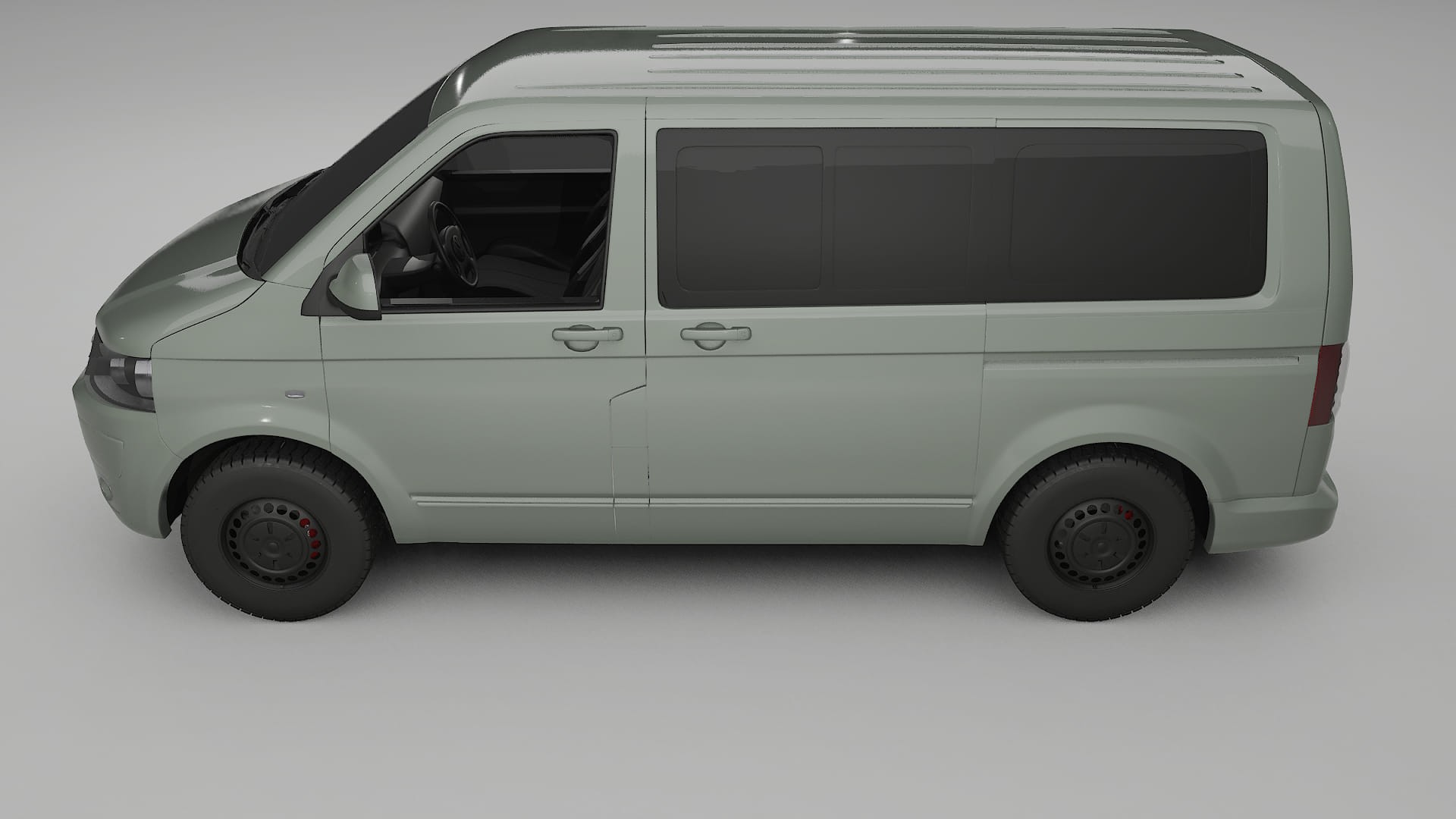 VW Transporter T5 Caravelle TPU Lakbeskyttelsesfilm | SLATE Farveskiftende PPF – Færdigudskåret Sæt