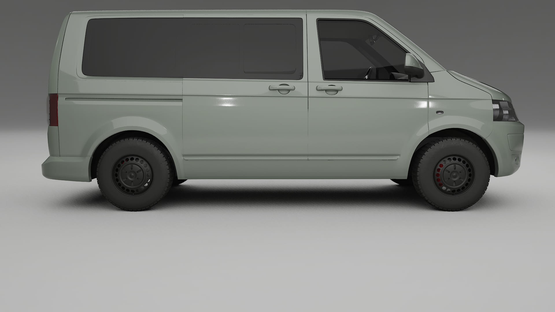 VW Transporter T5 Caravelle TPU Lakbeskyttelsesfilm | SLATE Farveskiftende PPF – Færdigudskåret Sæt