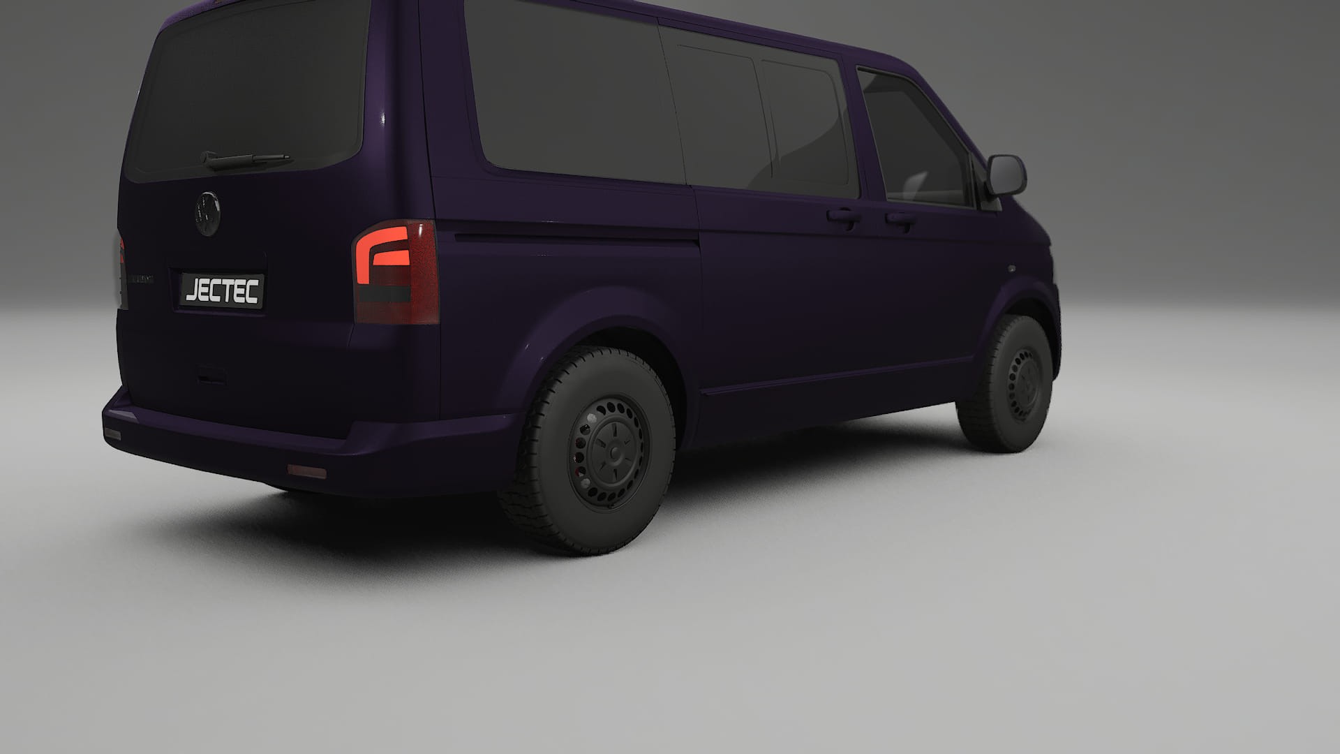 VW Transporter T5 Caravelle TPU Lakbeskyttelsesfilm | VIOLET Farveskiftende PPF – Færdigudskåret Sæt
