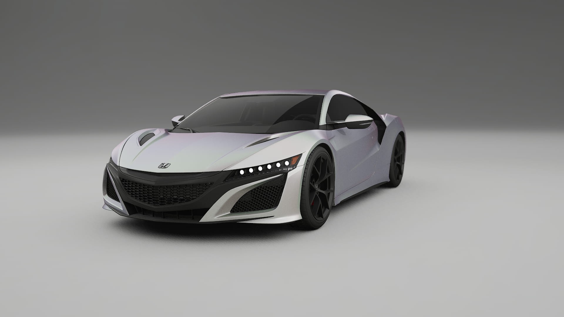 Honda NSX prefacelift pre LCI TPU Lakbeskyttelsesfilm | NEBULA Farveskiftende PPF – Færdigudskåret Sæt