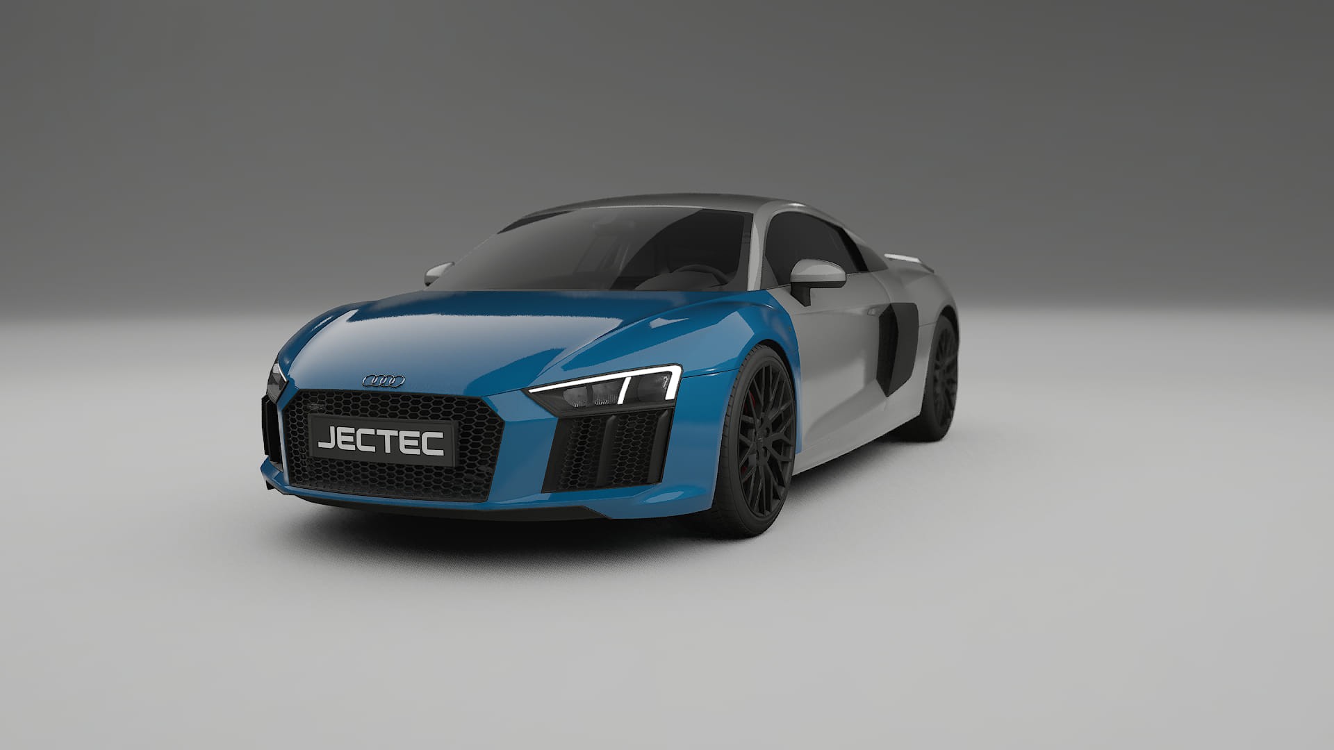 Audi R8 typ-4S prefacelift pre-LCI Lakbeskyttelsesfilm | CrystalGuard Transparent TPU PPF Frontbeskyttelsessæt