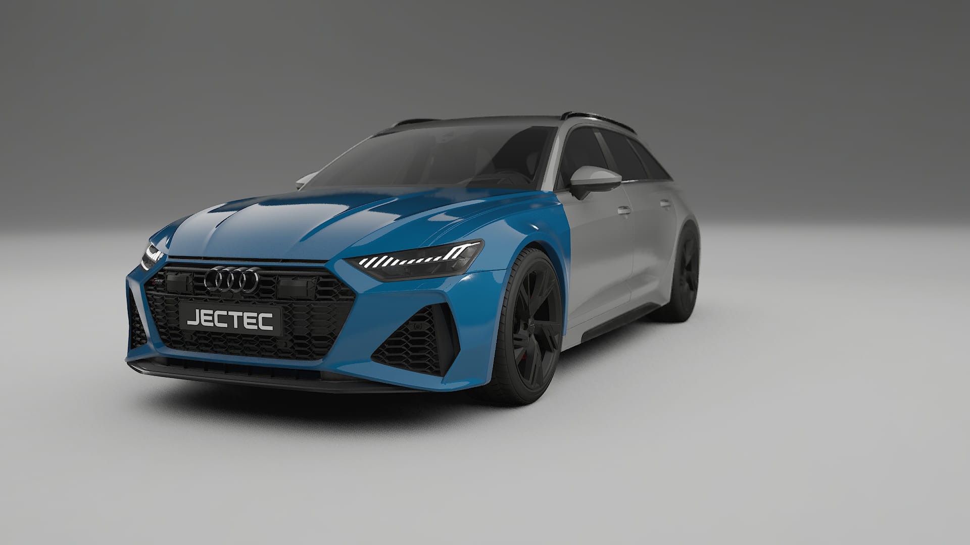 Audi RS6 Avant C8 facelift LCI Lakbeskyttelsesfilm | CrystalGuard Transparent TPU PPF Frontbeskyttelsessæt
