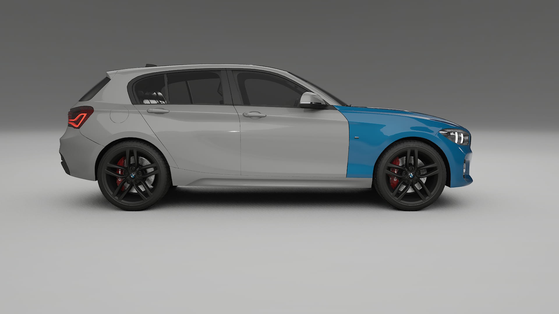 BMW 1 F20 facelift LCI Lakbeskyttelsesfilm | CrystalGuard Transparent TPU PPF Frontbeskyttelsessæt 2