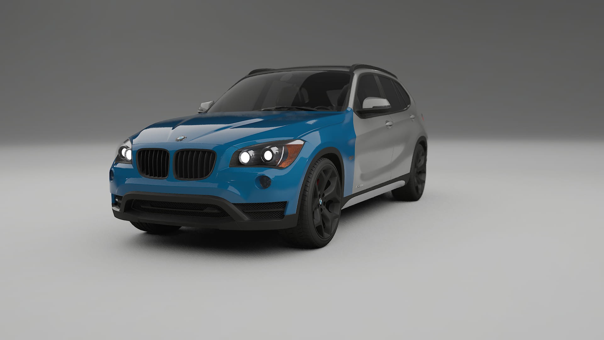 BMW X1 E84 Lakbeskyttelsesfilm | CrystalGuard Transparent TPU PPF Frontbeskyttelsessæt