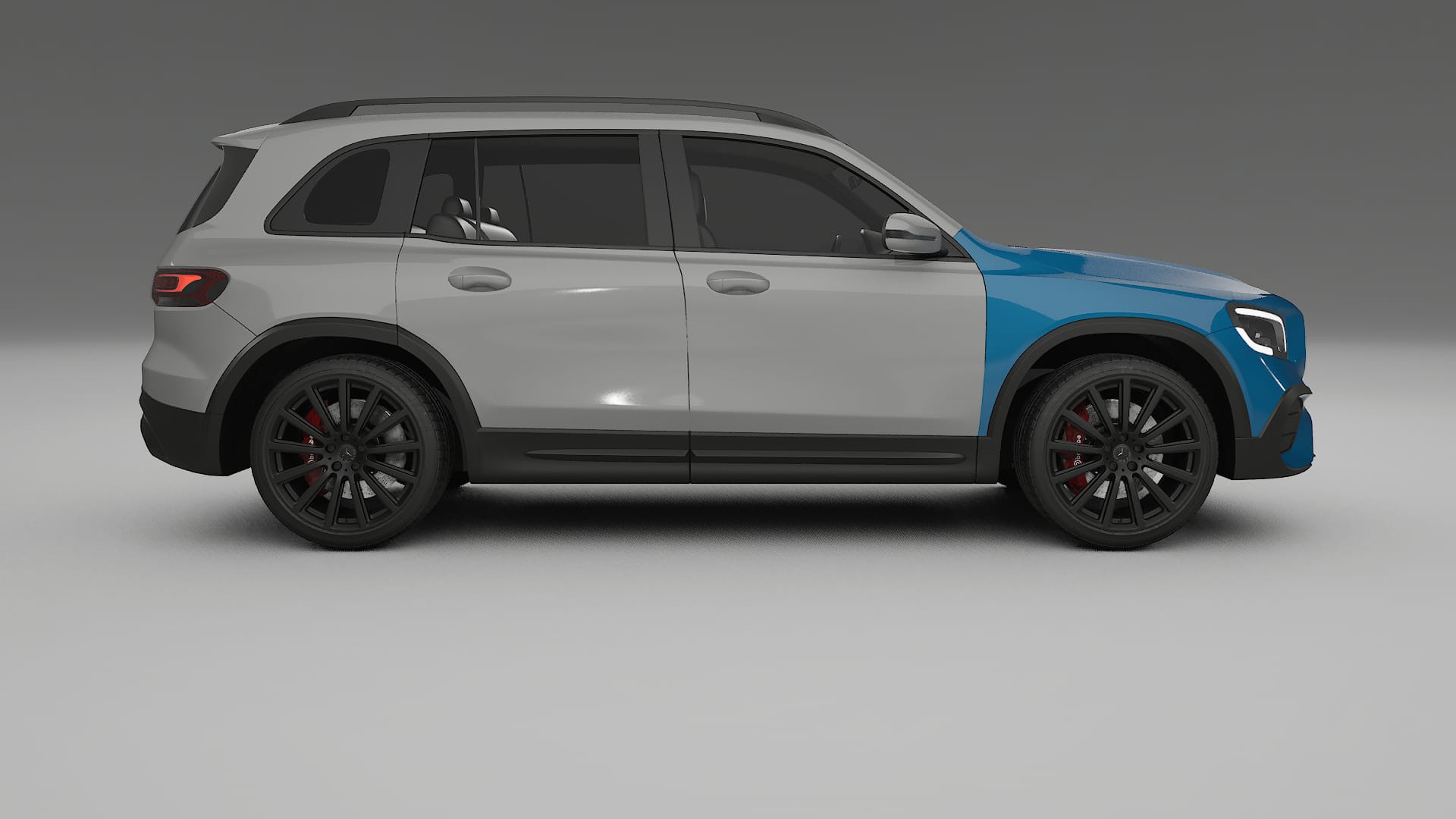 Mercedes AMG GLB Lakbeskyttelsesfilm | CrystalGuard Transparent TPU PPF Frontbeskyttelsessæt 2
