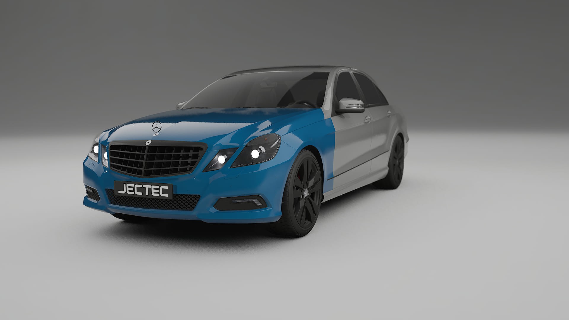 Mercedes E-Class Sedan W212 Prefacelift pre-LCI Lakbeskyttelsesfilm | CrystalGuard Transparent TPU PPF Frontbeskyttelsessæt