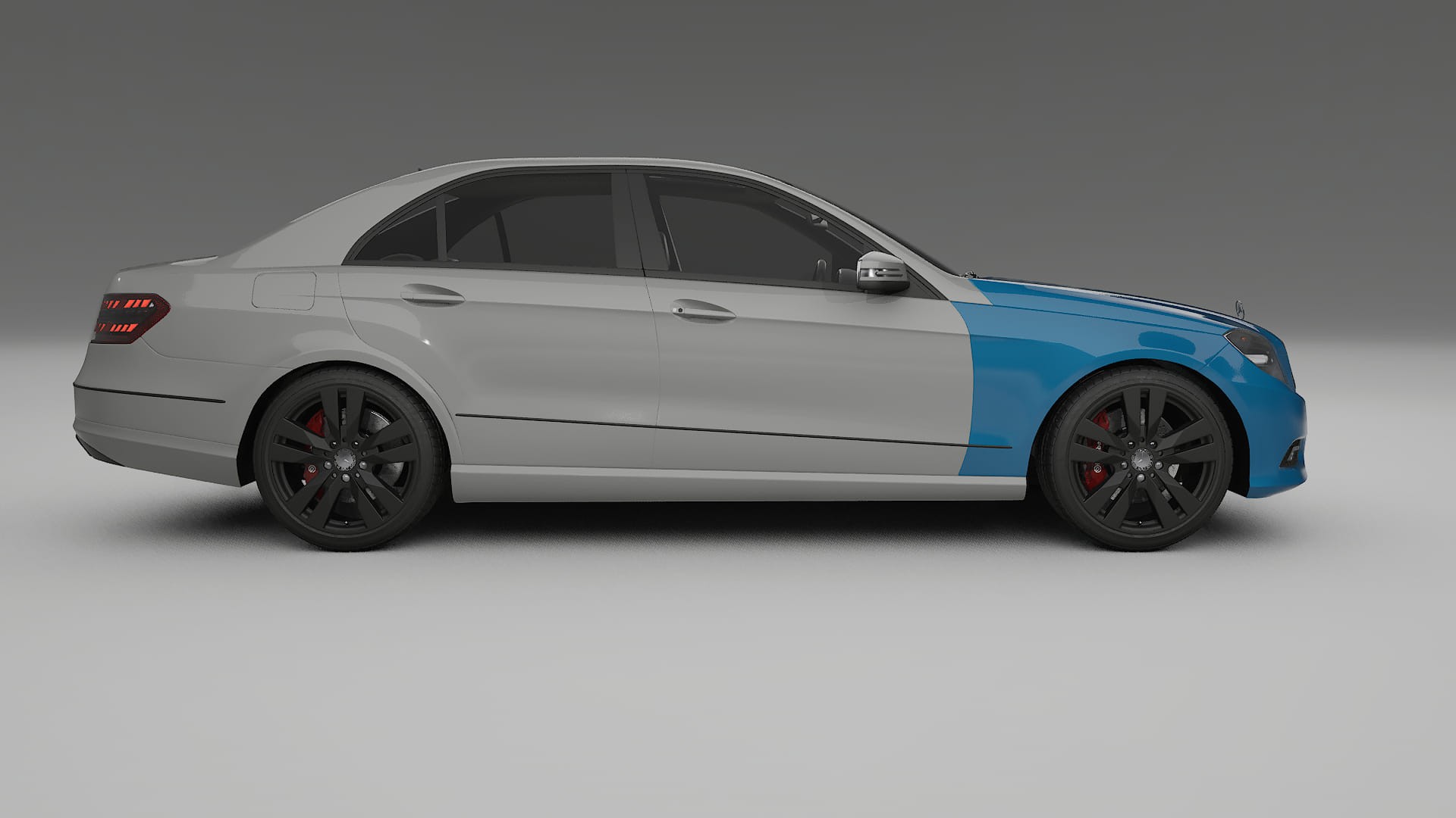 Mercedes E-Class Sedan W212 Prefacelift pre-LCI Lakbeskyttelsesfilm | CrystalGuard Transparent TPU PPF Frontbeskyttelsessæt 2