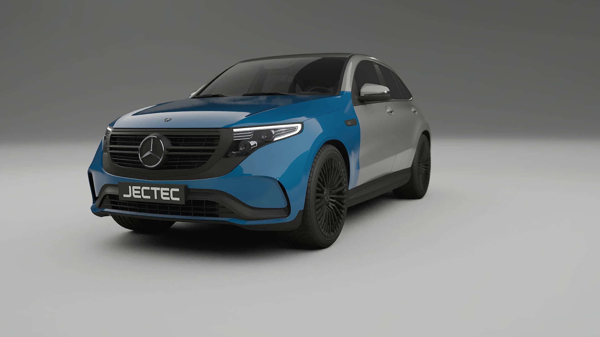Mercedes EQC AMG Lakbeskyttelsesfilm | CrystalGuard Transparent TPU PPF Frontbeskyttelsessæt