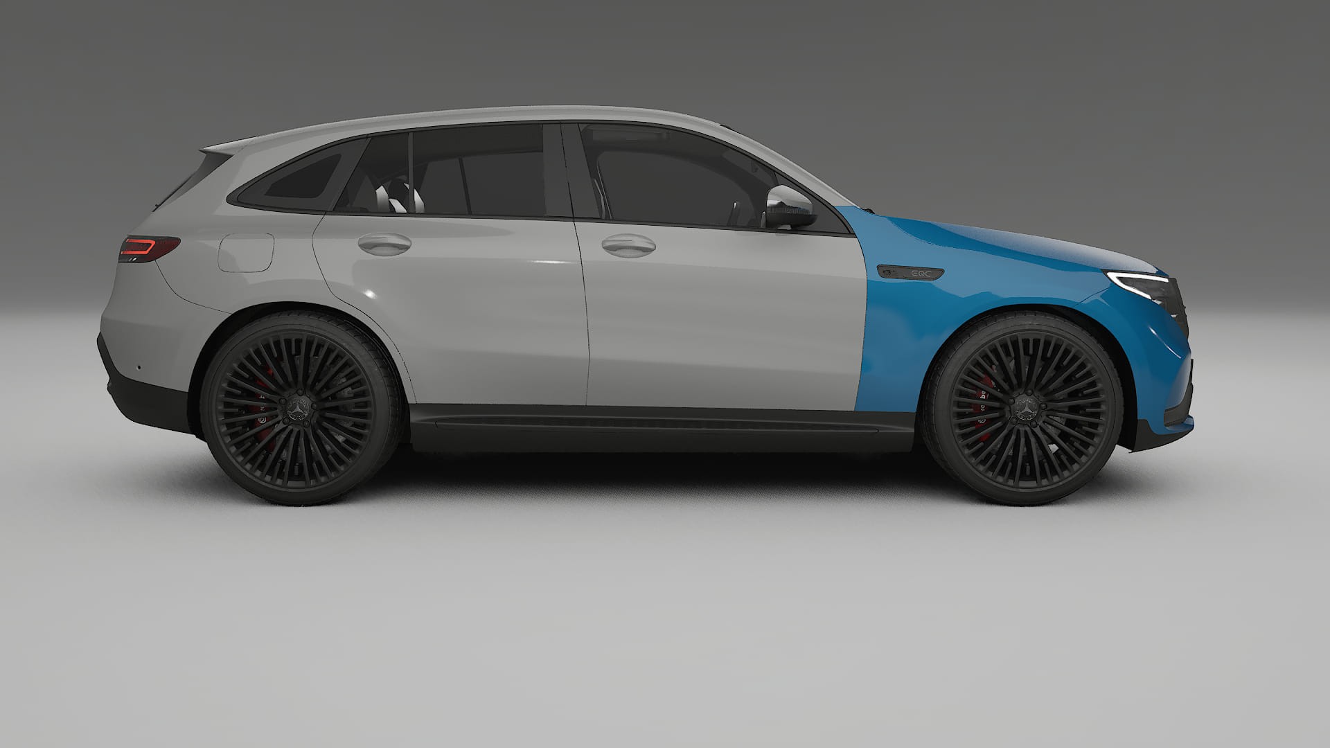 Mercedes EQC AMG Lakbeskyttelsesfilm | CrystalGuard Transparent TPU PPF Frontbeskyttelsessæt 2