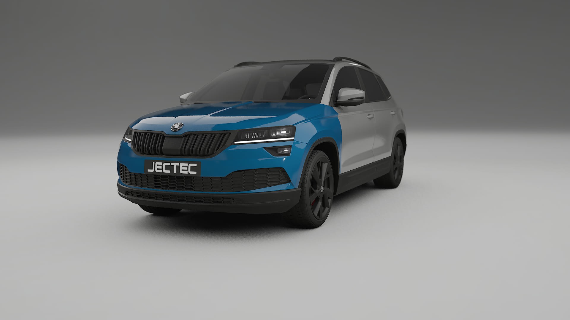 Škoda Karoq NU7 Lakbeskyttelsesfilm | CrystalGuard Transparent TPU PPF Frontbeskyttelsessæt