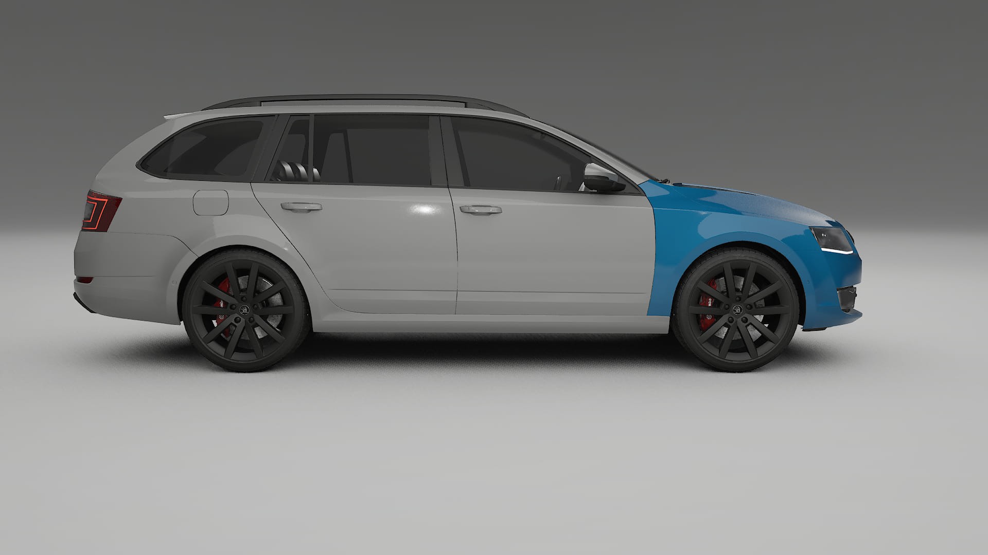 Škoda Octavia combi 5E Lakbeskyttelsesfilm | CrystalGuard Transparent TPU PPF Frontbeskyttelsessæt 2